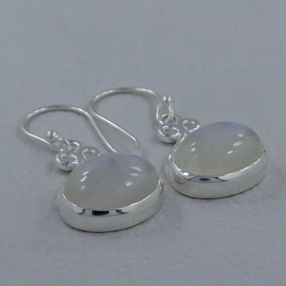 Labradorite Silver Earrings