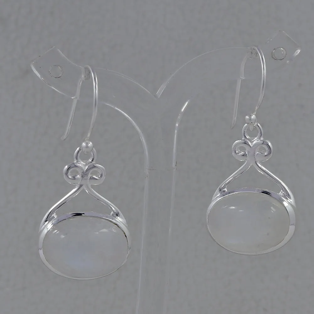 Labradorite Silver Earrings
