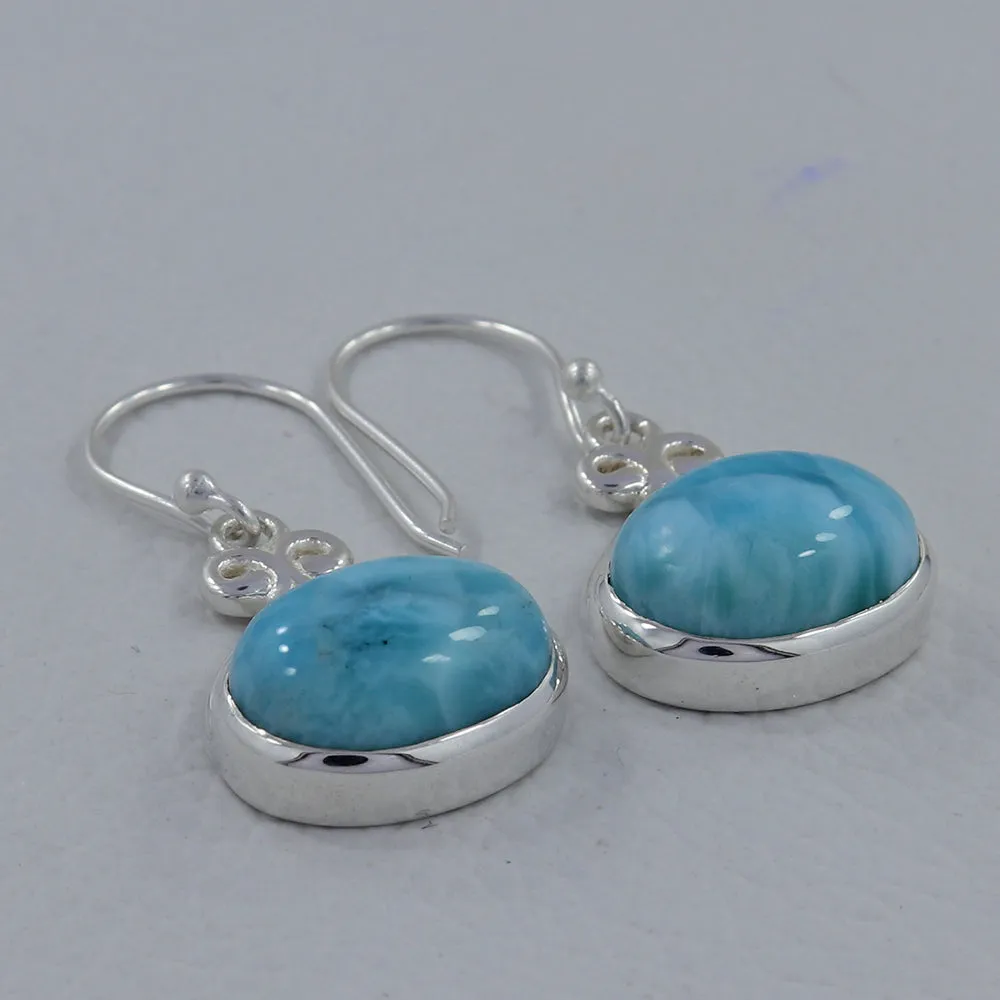 Labradorite Silver Earrings