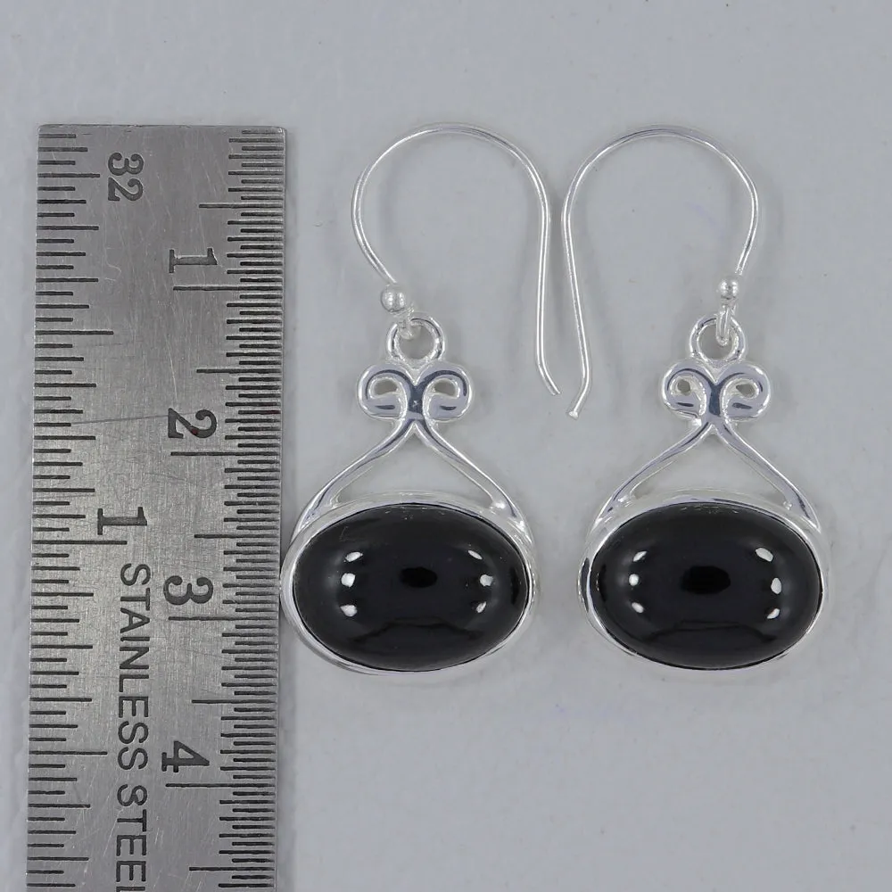 Labradorite Silver Earrings