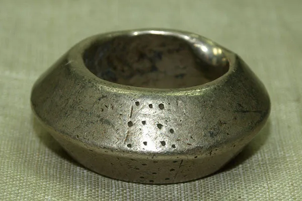 Large German Silver Ethiopian Wedding Ring
