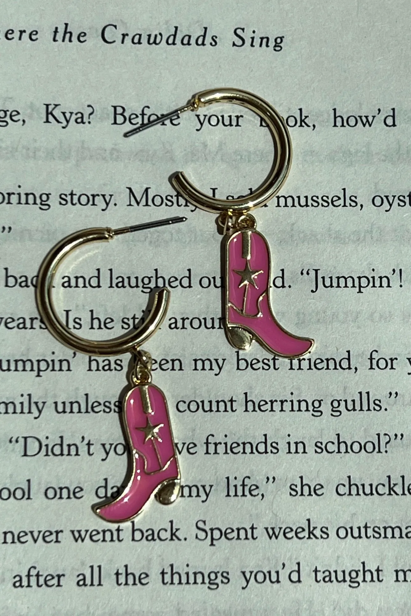 Let's Go Cowgirl Huggie Earrings