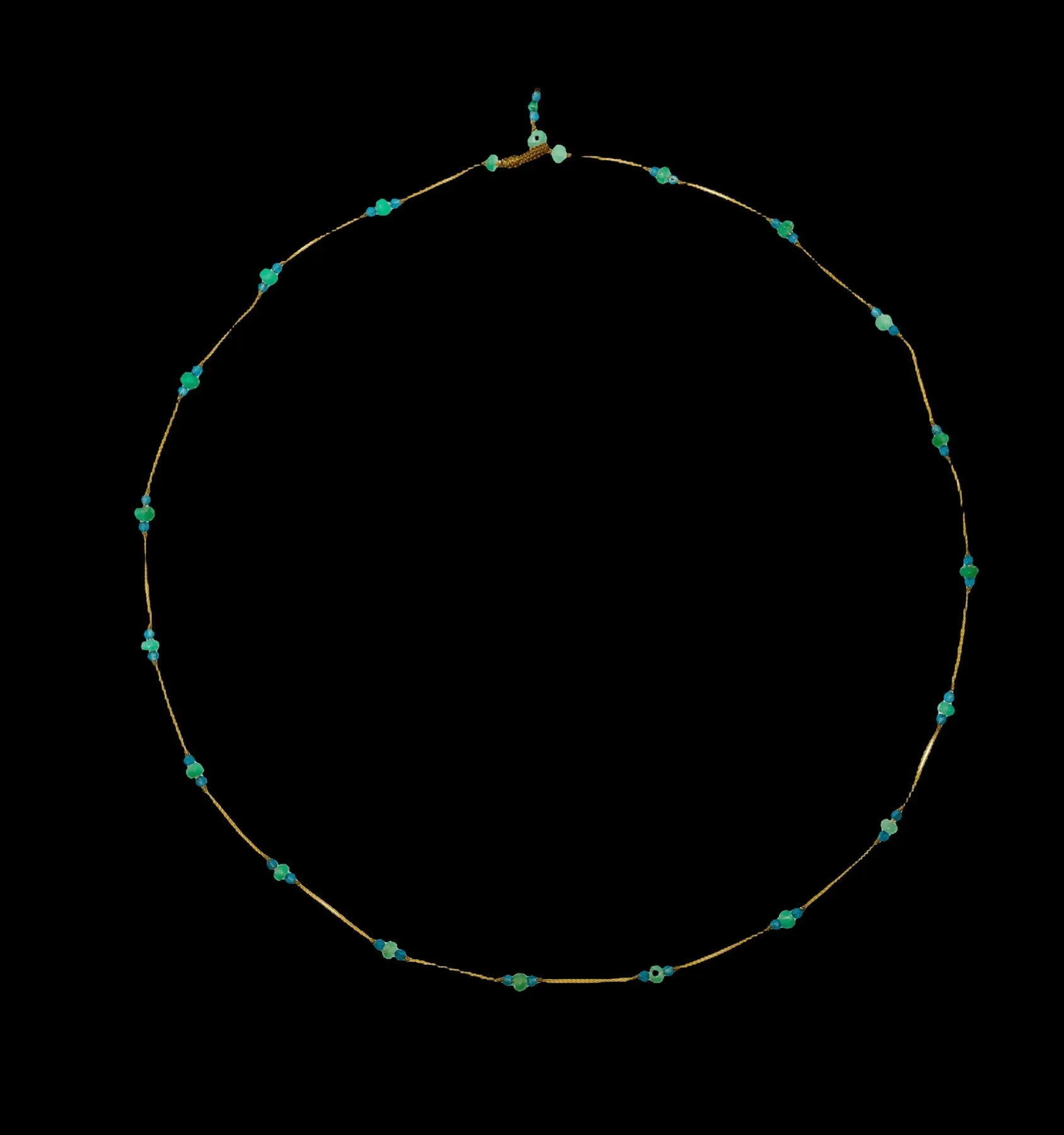 Loopy Duo Bracelets - Chrysoprase and Apatite