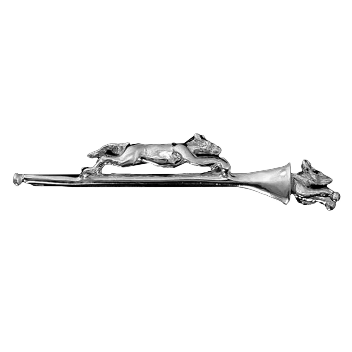 Loriece Stock Tie Pin Hunt Hound Chasing Fox