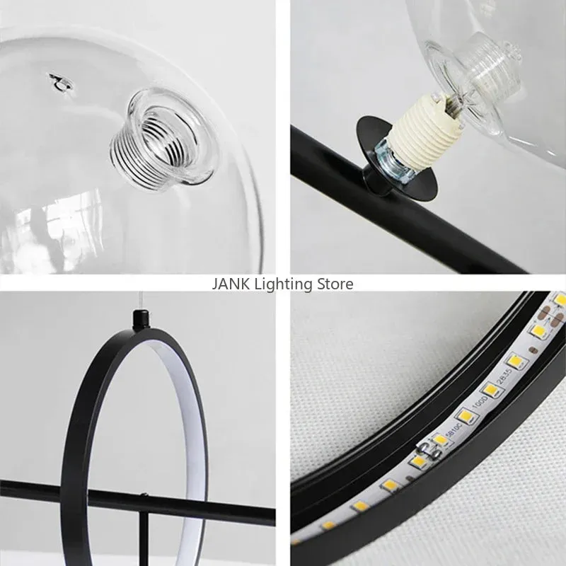 Mansion Glass Bubble LED Chandelier - Nordic Modern Design