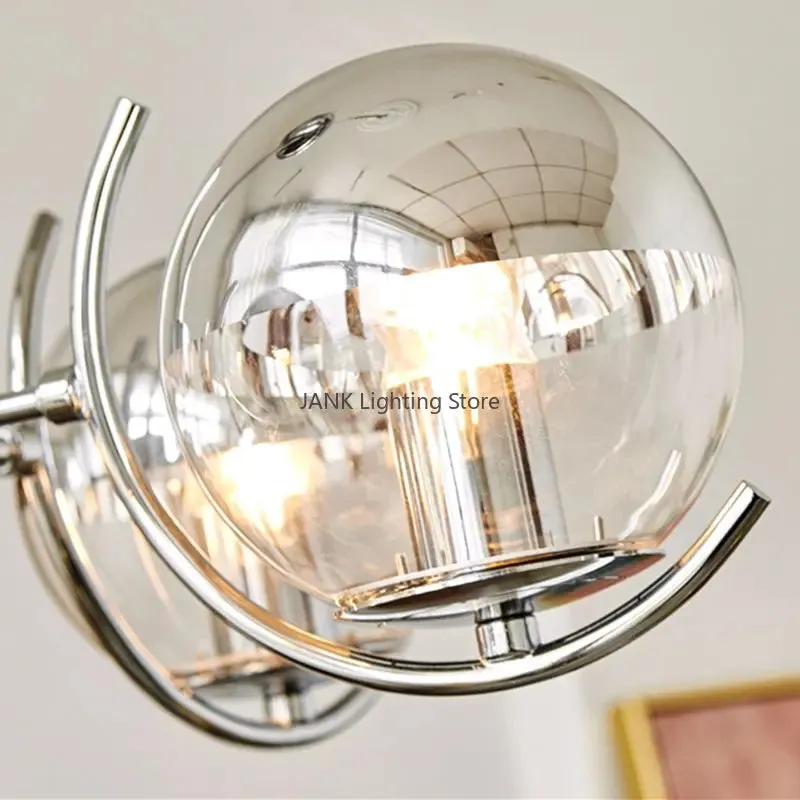 Mansion Nordic Chrome Ceiling Chandelier with LED Lighting