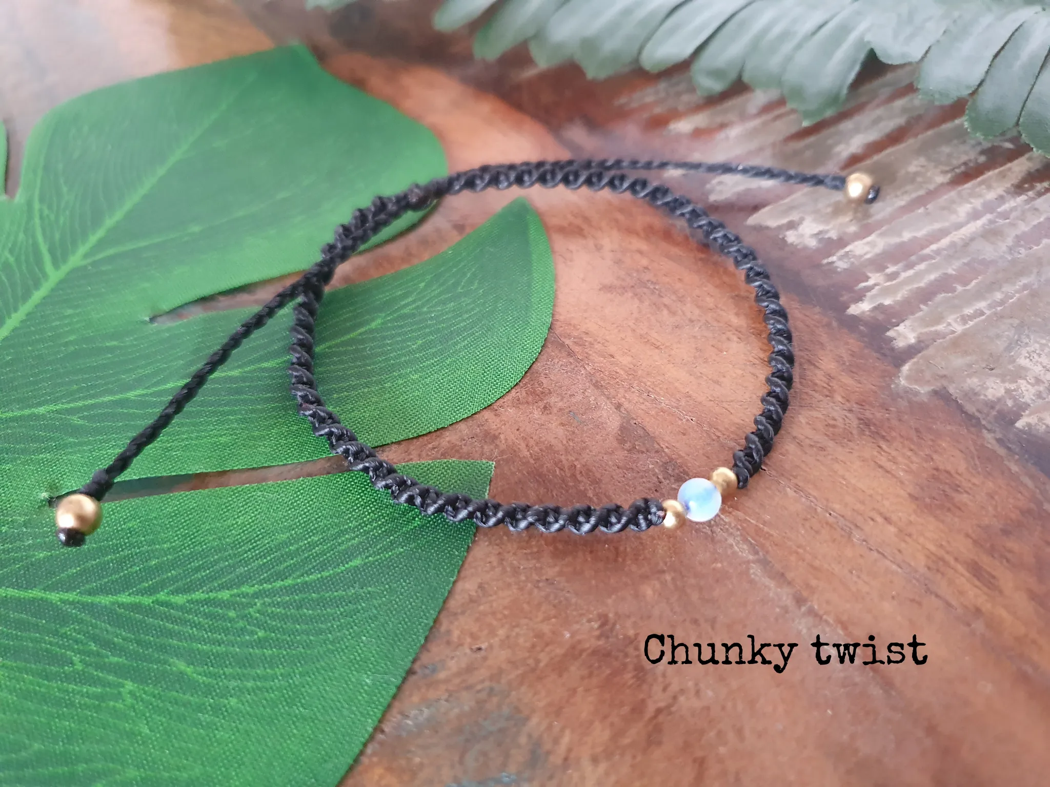 Men's bracelet, moonstone bracelet for men women, macrame boho cord anniversary gift choose colour lunar celestial shamballa fathers day