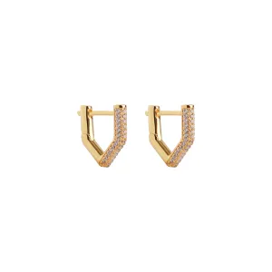 Mini Jodi Earrings with Crystals