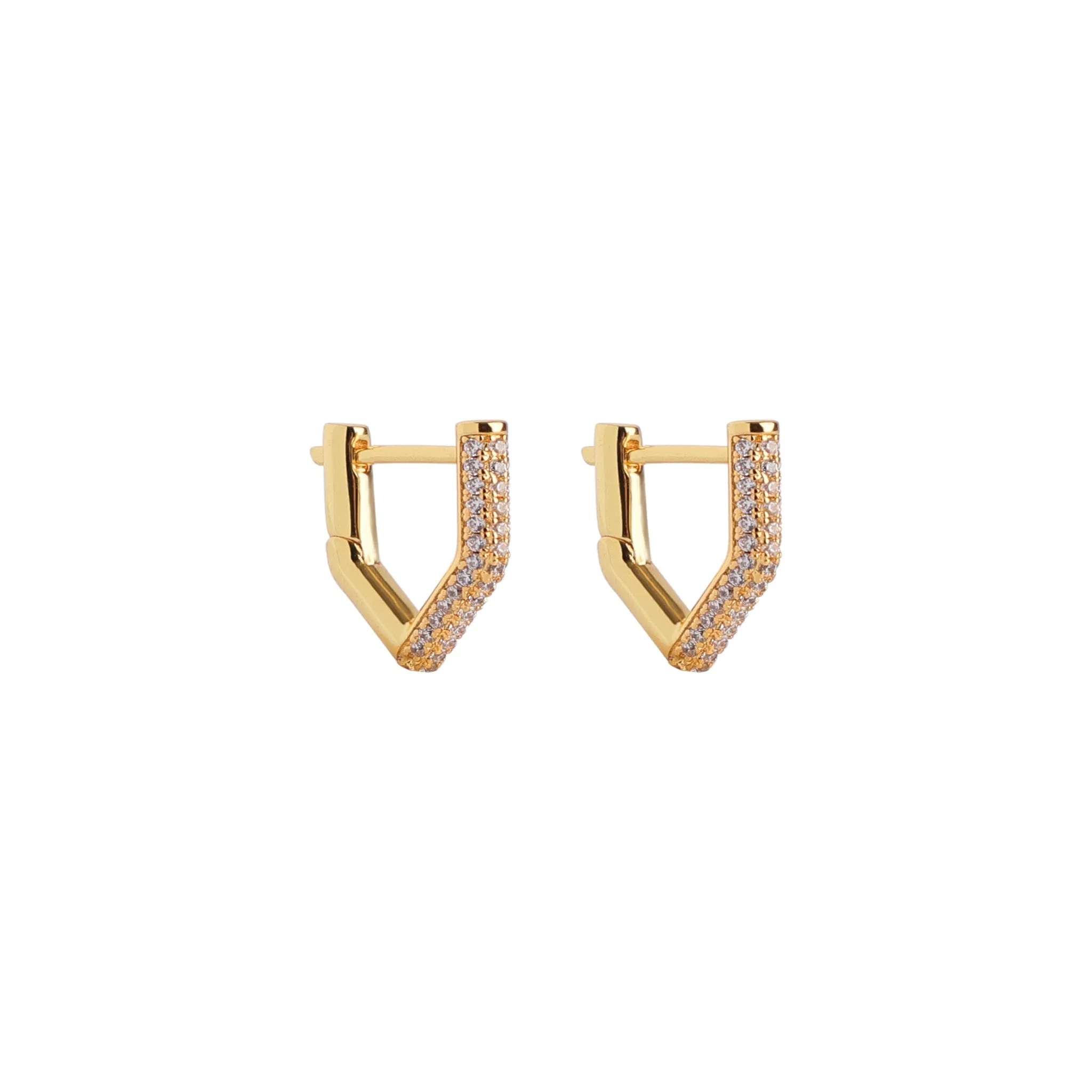 Mini Jodi Earrings with Crystals