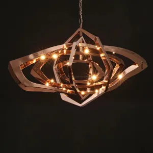 Modern LED Chandeliers by Mansion: Stainless Steel Luxury Lighting for Living Room & Bedroom