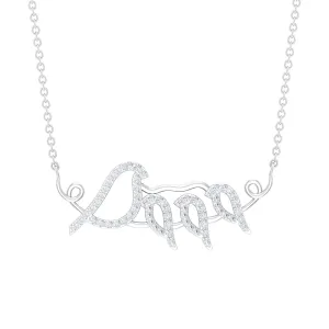 Moissanite Bird Necklace for Mothers Day Gift
