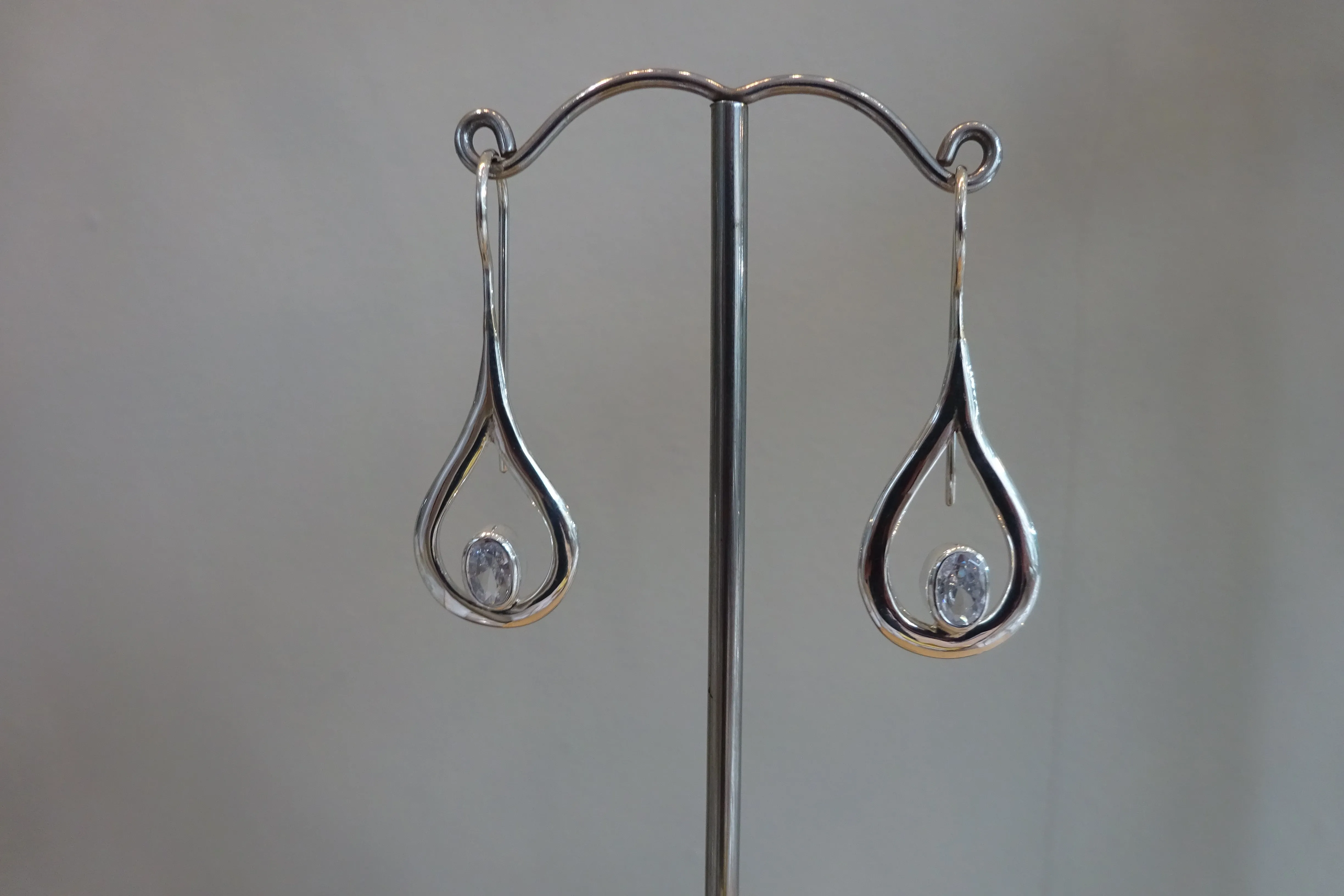 Moonstone in Teardrop Earrings