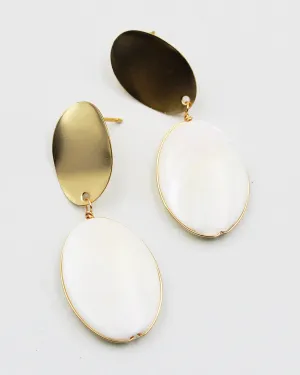 Mother of Pearl Dangle Earrings