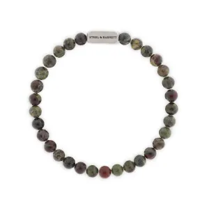 Natural Ned 6mm Round Gemstone Bracelet Dragon Blood SBNN/004M