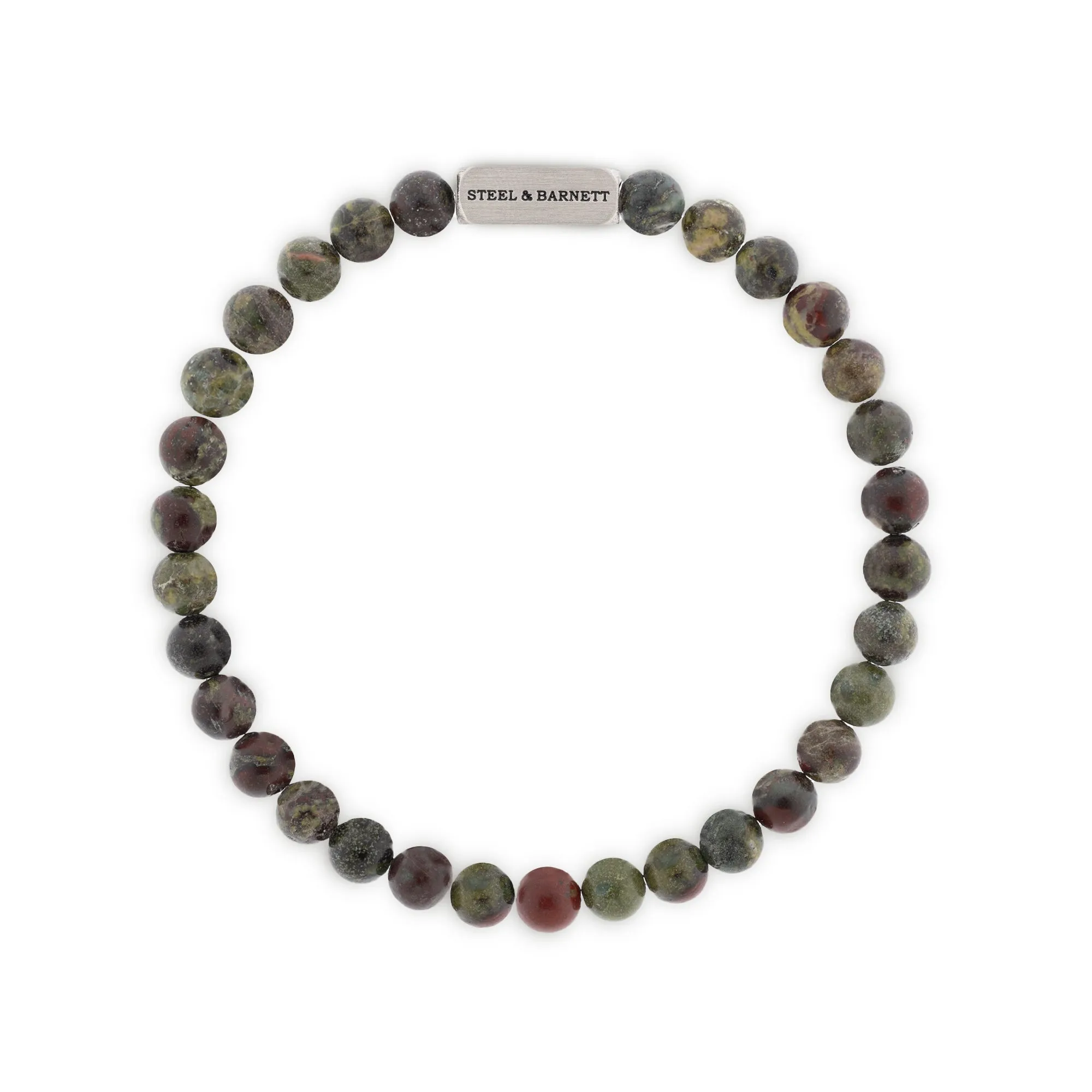 Natural Ned 6mm Round Gemstone Bracelet Dragon Blood SBNN/004M