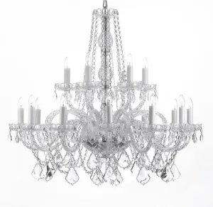 New Murano Venetian Style Crystal Chandelier Lighting H 38" x W 37" - A46-CS/385/9 9