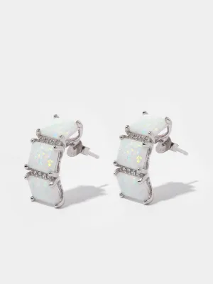 Opal Triplet Earrings