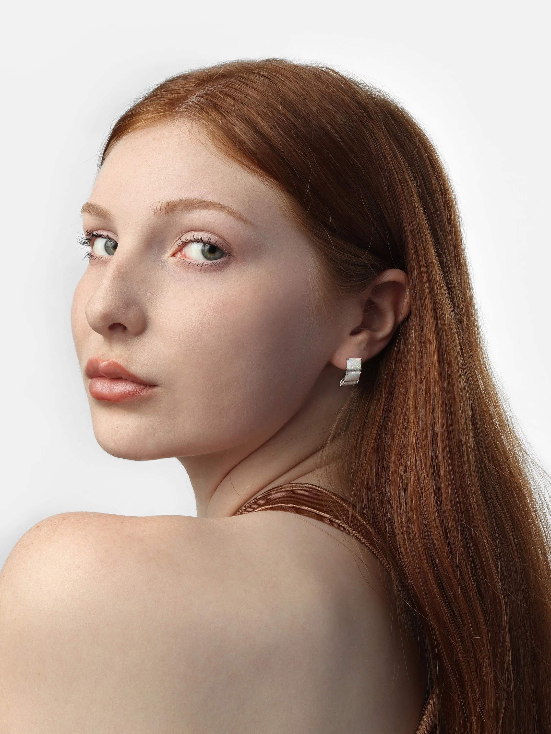 Opal Triplet Earrings