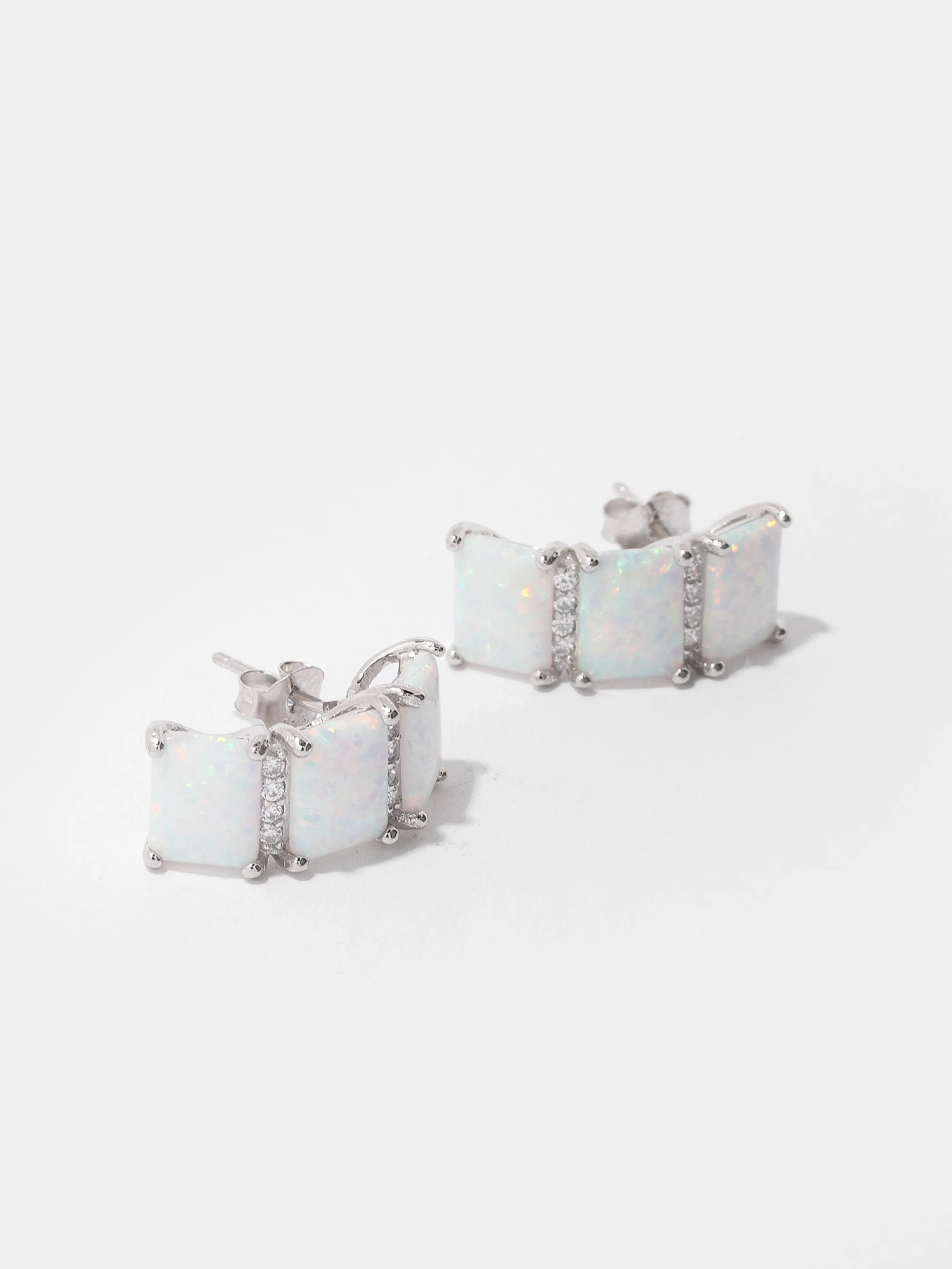 Opal Triplet Earrings