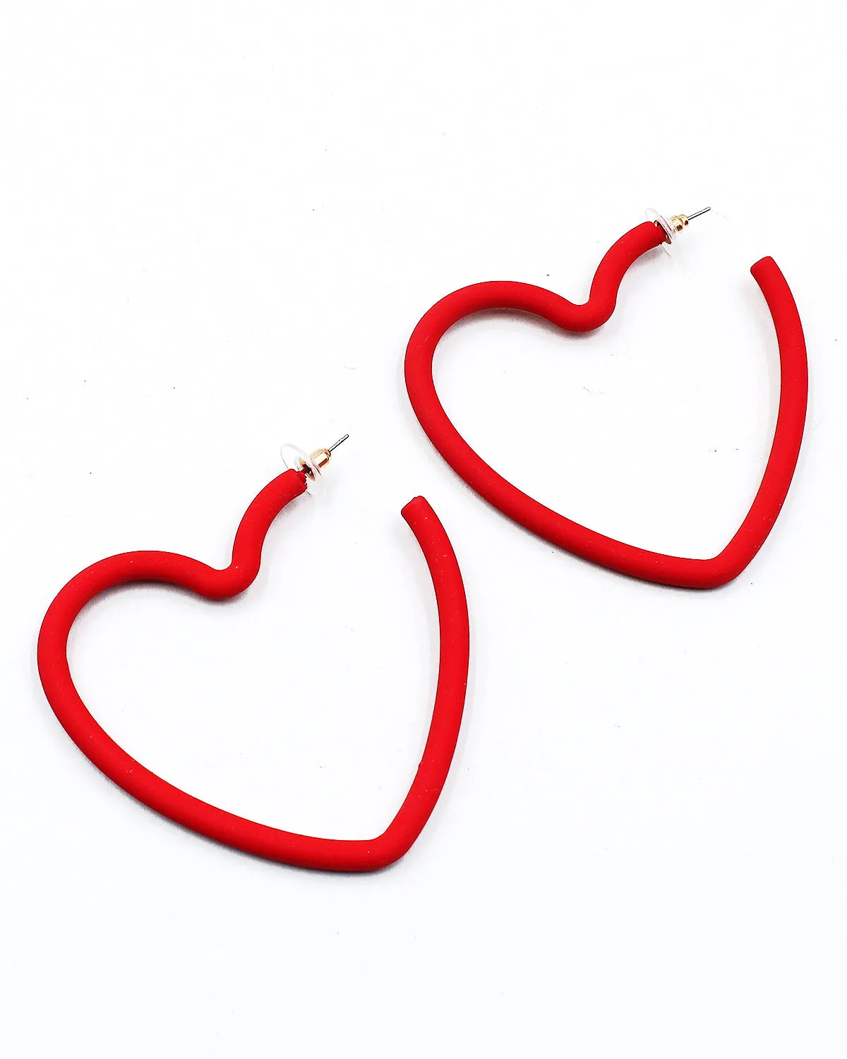 Open Heart Earrings