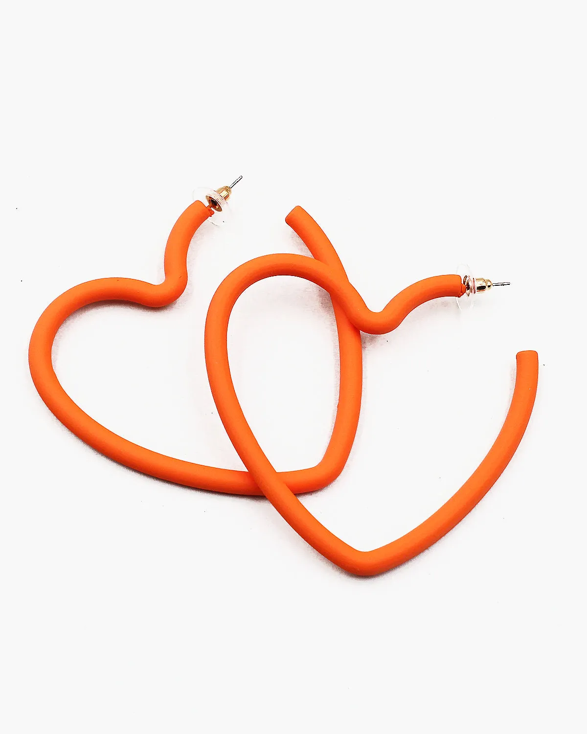 Open Heart Earrings