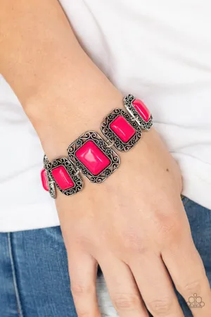 Paparazzi Bracelet ~ Retro Rodeo - Pink