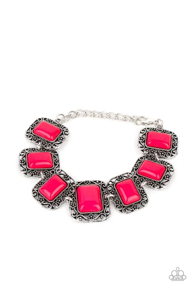 Paparazzi Bracelet ~ Retro Rodeo - Pink