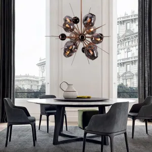 Pavo Smoke Pendant Chandelier