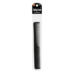PLASTIC COMB CUTTING COMB 7" (BLACK)