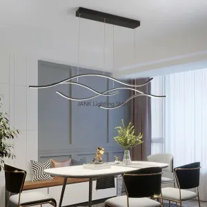 "Mansion Modern Aluminum Tree Chandelier in Gold and Black - LED Home Lamps"