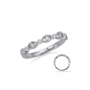 S Kashi & Sons Stackables Wedding Band EN8133-BWG