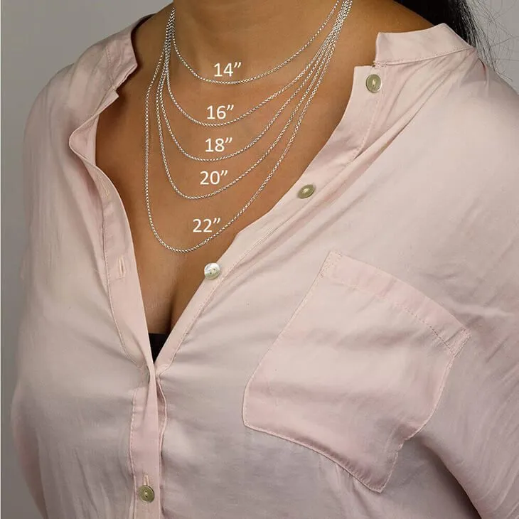 Script Initial Heart Necklace Rose Gold Plated