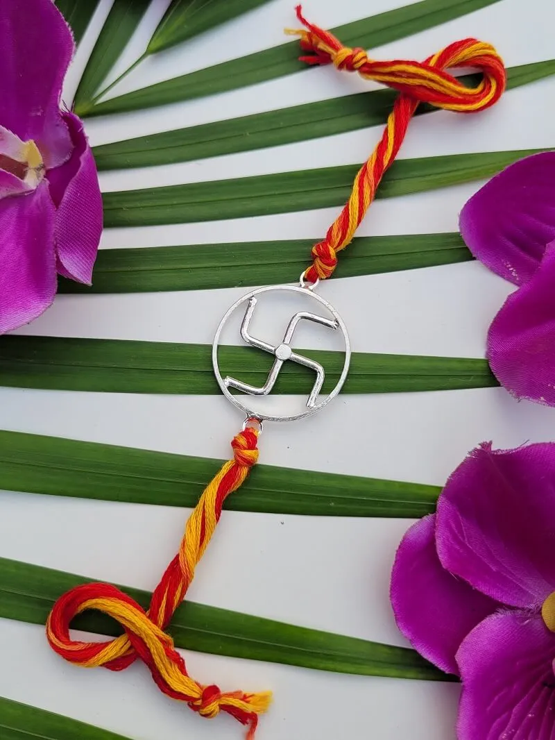 Shubh Mangalam - Silver Rakhi
