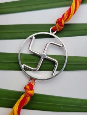 Shubh Mangalam - Silver Rakhi