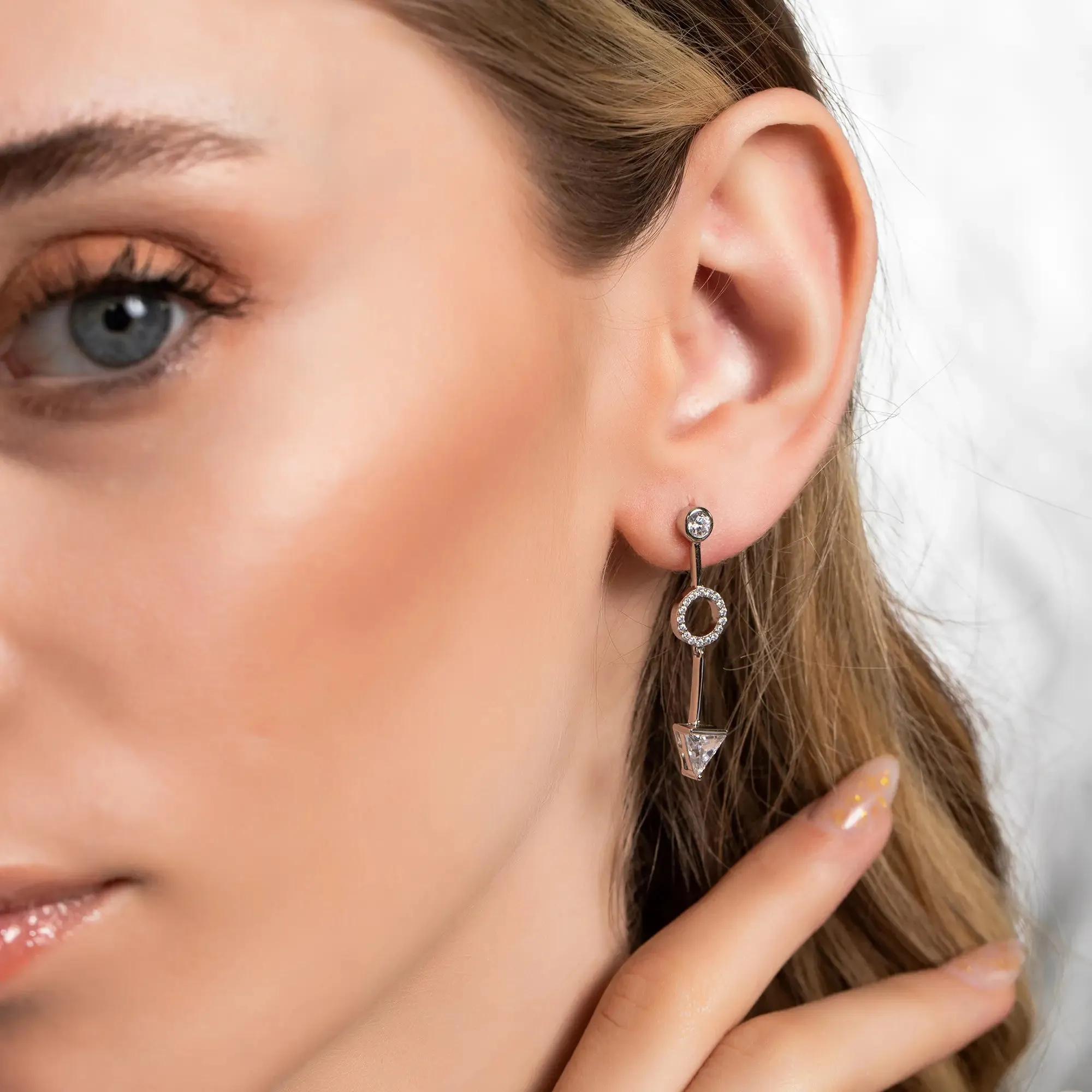 Silver Dangle Earrings