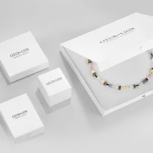 Stainless Steel Crystal Multicolour Gentle Necklace  3042/10-1576