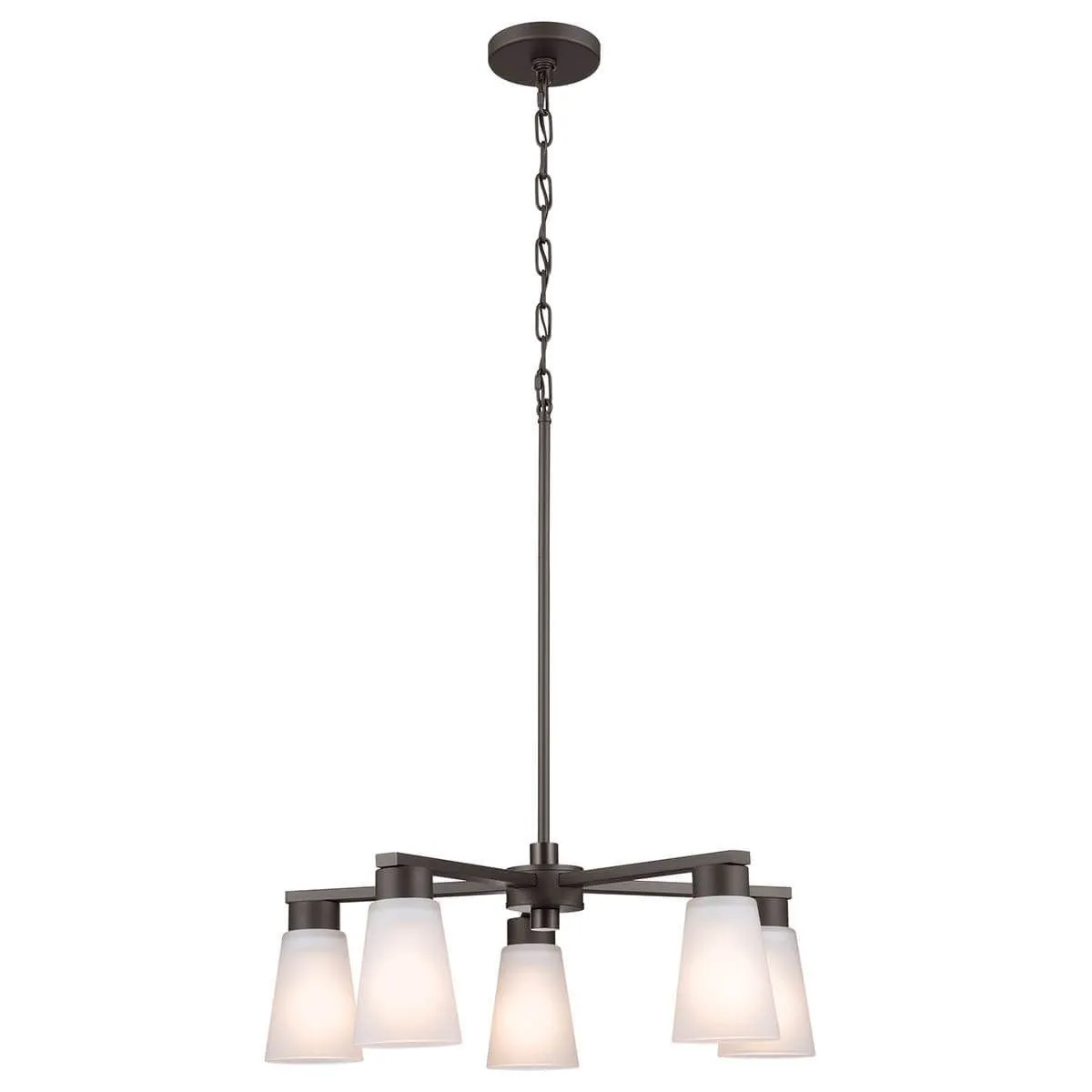 Stamos 24 in. 5 Lights Chandelier Old Bronze finish