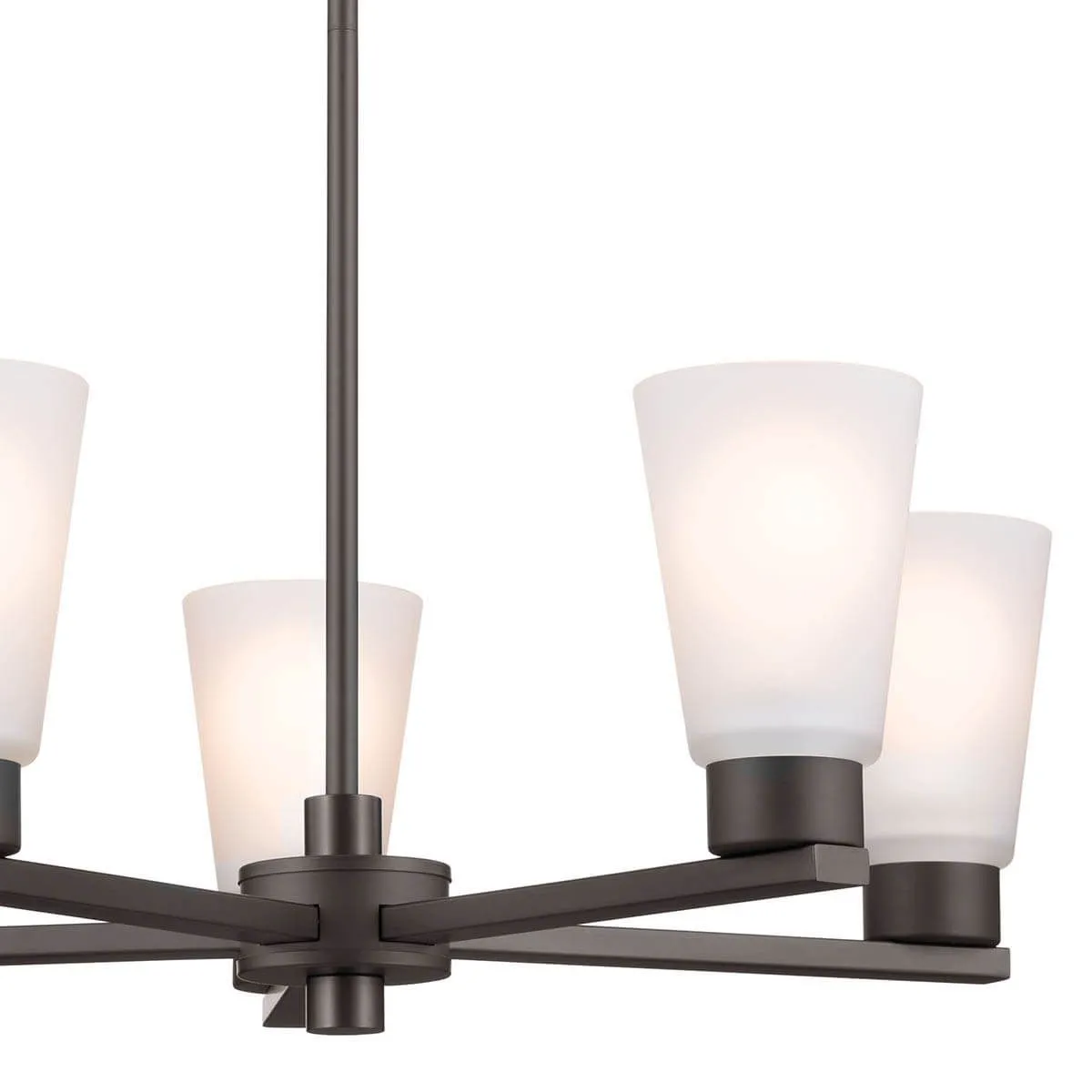 Stamos 24 in. 5 Lights Chandelier Old Bronze finish