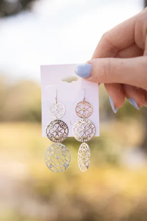 THE ARITZIA TRIPLE TIER EARRING