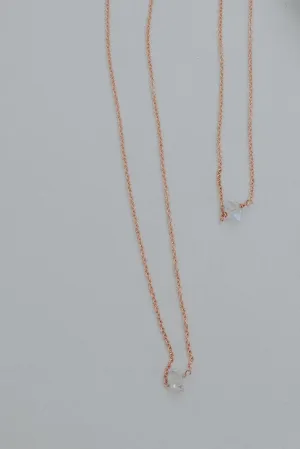 Tiny Herkimer Necklace