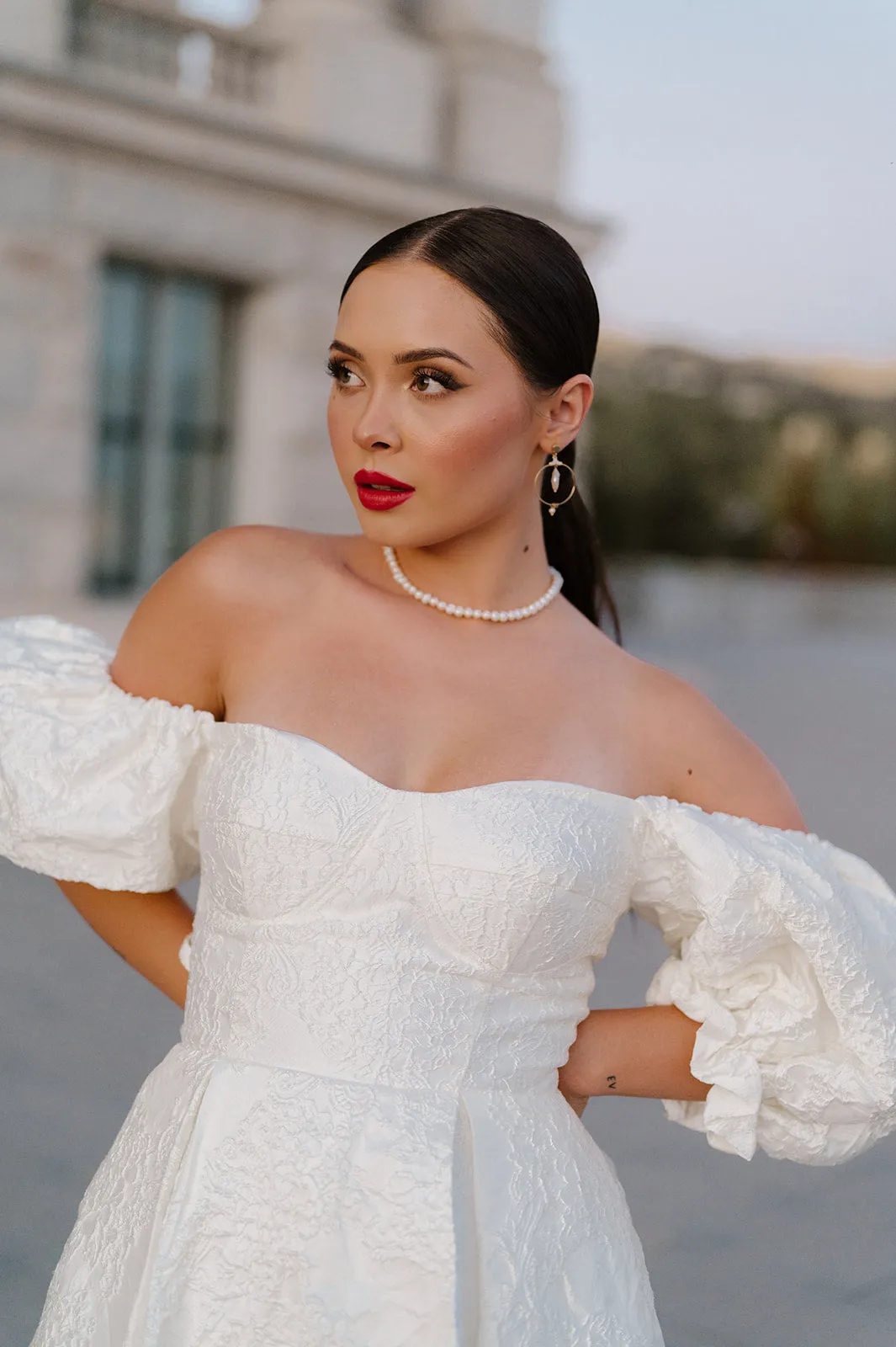 Victoria Gown Mini - Ivory