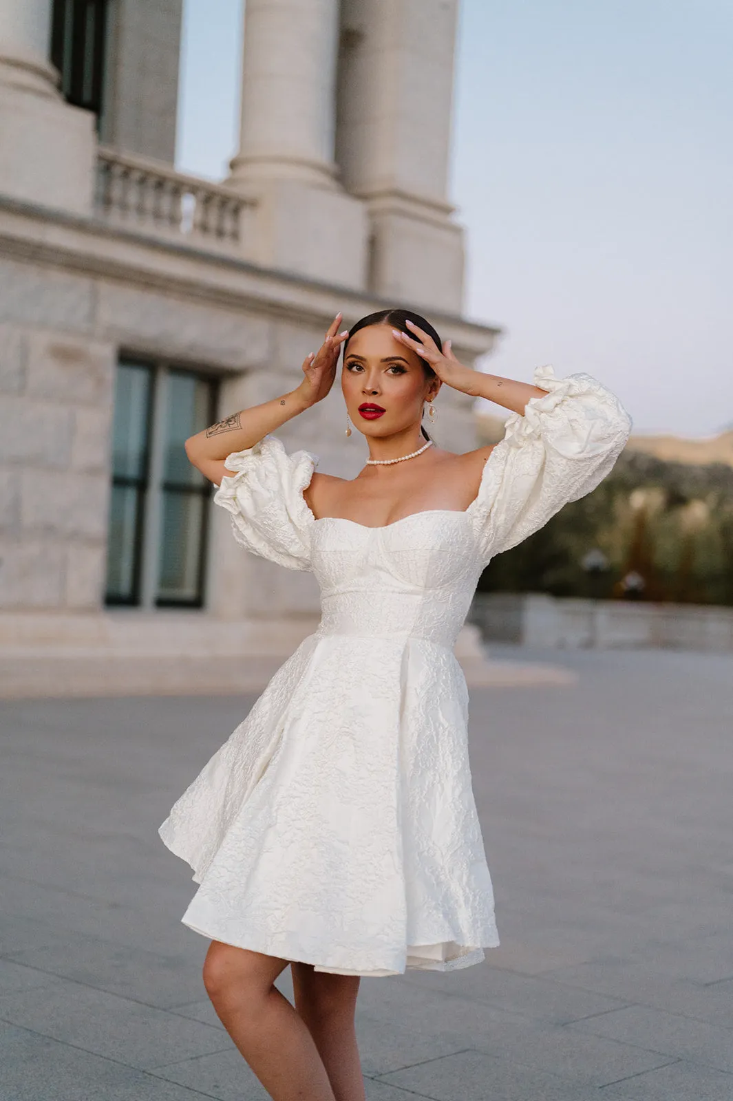 Victoria Gown Mini - Ivory