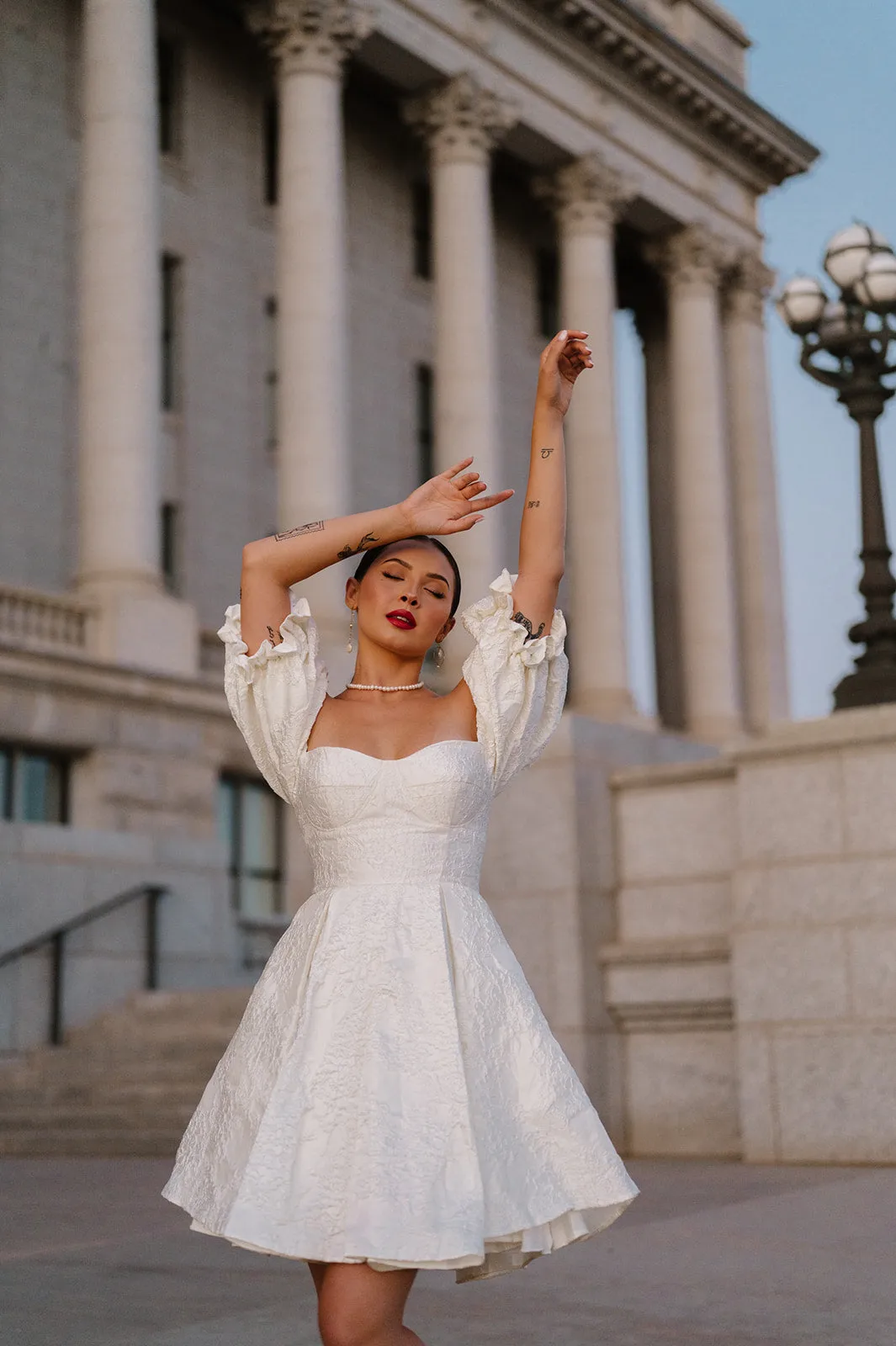 Victoria Gown Mini - Ivory
