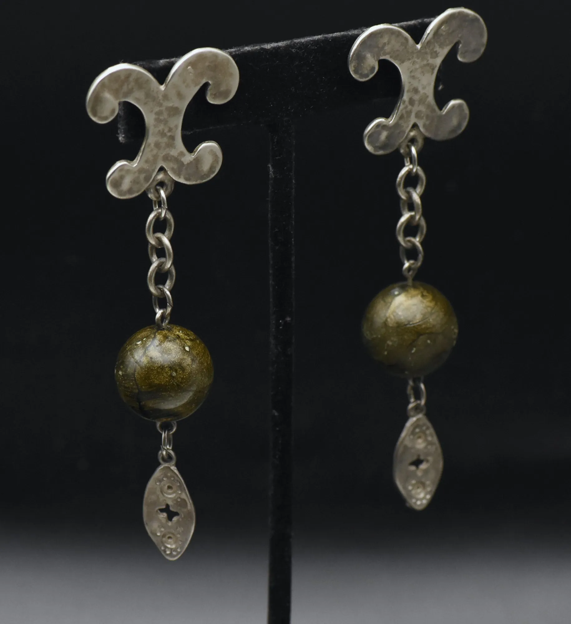 Vintage Handmade Dangle Earrings