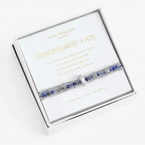 Wellness Stones Blue Lace Agate Bracelet 5072