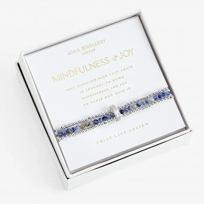 Wellness Stones Blue Lace Agate Bracelet 5072