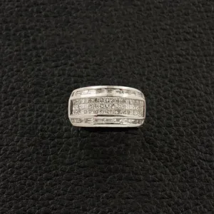 Wide Diamond Band