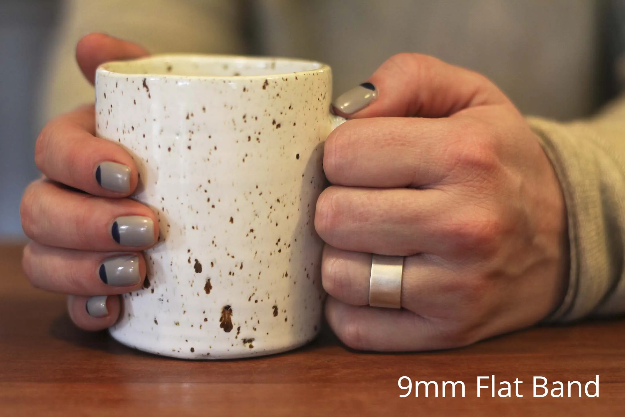 Woodland Ring in Rose Gold - Wide